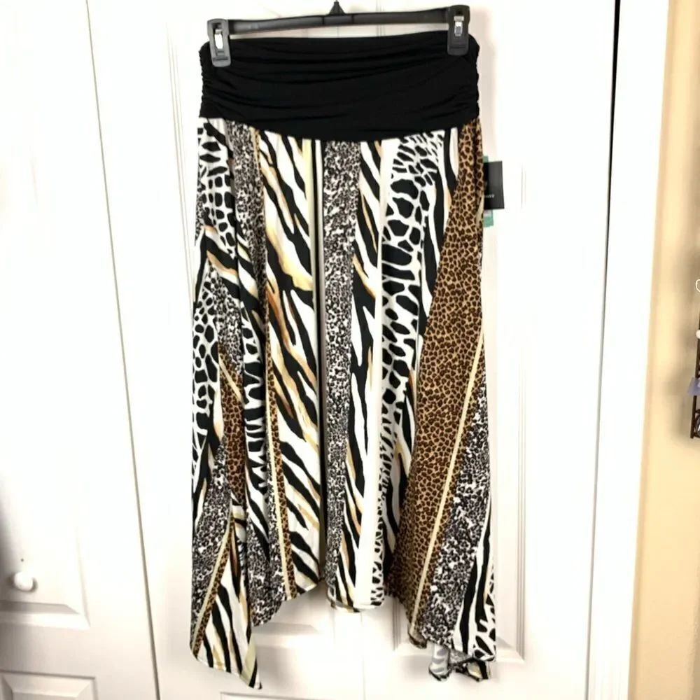 Fortune+Ivy Animal Print Skirt‎